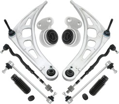 Front Lower E46 Control Arm w/Tie Rod Ends Sway Bar Links Pinion Bellow ... - £219.40 GBP