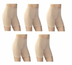 5Pack Lot Vassarette 12385 Invisibly Smooth LACE Band Slip Short Sz 10 /... - £18.62 GBP