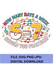 Funny 6-7 Music Meme Music Teacher Six Seven Practice Joke Tee Musician ... - $32.10 MXN