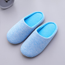Oor home cotton slippers for men women autumn and winter warm half pack with soft soled thumb200