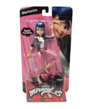 Playmates Toys ZAG Miraculous Ladybug Marinette 5&quot; Super Poseable Doll NEW - £14.93 GBP