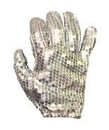 Underwraps Costumes Adult White Sequin Left Glove One Size Fits Most - £13.09 GBP