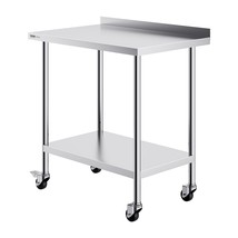 VEVOR 24 x 36 x 40 Inch Stainless Steel Work Table, Commercial Food Prep... - £183.46 GBP