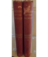 Mexico by William H Prescott 2-Vol. Set 1898 Nations of the World HC Ill... - $40.60 CAD