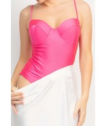 Rhinestone Strap Sweetheart Bodysuit - $23.31 CAD