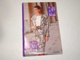 Butterick Pattern 5155 See & Sew Misses Petite Jacket Top Skirt Size XS-X Uncut - $10.00