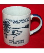 Vintage MYRTLE BEACH SC Golf Capital Of The World Stonewear Coffee MUG C... - $272.30 MXN