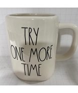 Rae Dunn TRY ONE MORE TIME Mug - Dishwasher and Microwave safe / 16 oz - £25.33 GBP