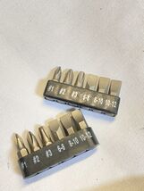2 Sets Of 6-PC. Impact Driver Bits Set Phillips &amp; Slotted Insert Bits - $13.50