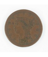 1856 Grand Cents En VF État, Marron Couleur, Beau Détail, Pas De Problèmes - $781.98 MXN