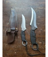 Boning Knife Set for Hunting Skinning Knife Steel Handle With Leather Sh... - $635.41 MXN