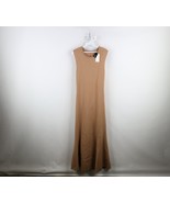 New Express Womens XL Reversible Style Knit Full Length Sweater Dress Beige - $74.40 CAD