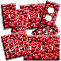 Sweet Red Farm Cherries Light Switch Plates Outlet Kitchen Dining Room Art Decor - £13.37 GBP+
