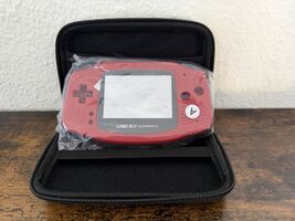 GBA Game Boy Advance Housing Shell Plastic Screen USA - Red with Case - $24.99