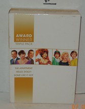 Award Winner DVD Triple Pack The Apartment, Hello Dolly &amp; some Like it hot - £27.31 GBP