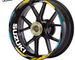 Suzuki GSXR/Gixxer Motorcycle Wheel Decals Rim Inner Stickers Sky - $29.99
