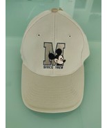 Disney Mickey Mouse M Since 1928 Baseball Hat Cap Tan Embroidered NWT - £15.57 GBP