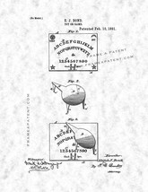 Ouija Board Game Patent Print - Gunmetal - £6.34 GBP+