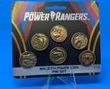 Mighty Morphin Power Rangers Legacy Ninjetti Power Coin 6 Pin Figure Set... - $79.99