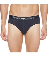 Emporio Armani Men’s Stretch Cotton Briefs Underwear  110814 Dark Blue S... - €17,15 EUR