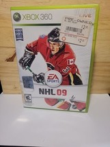 NHL 09 (Microsoft Xbox 360, 2008) W/ Manual CIB Tested Works Great  - $6.48