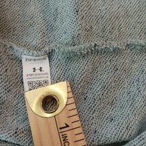 Under Armour Men's Gray Drawstring Hoodie Pullover Sweatshirt Size Medium image 5