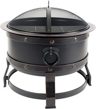 Killian Fire Pit, Rubbed Bronze, By Pleasant Hearth Ofw307R. - £114.33 GBP