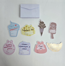 (32) Kids&#39; Valentine&#39;s Day Gifts Cards with Envelopes Sweet Treats Classroom - £5.41 GBP