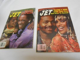 Vintage Lot 2 Jet Magazines 1980  Peaches &amp; Herb &amp; Patti LaBelle Black History - £18.62 GBP