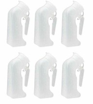 6 Pcs, Male Urinal Urine Pee Bottle With Cover Lid 1 Quart, 1000 mL - $15.67