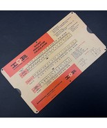 1964 IR SILICON ZENER VOLTAGE REGULATOR SELECTOR &amp; SHUNT CALCULATOR SLID... - €16,06 EUR