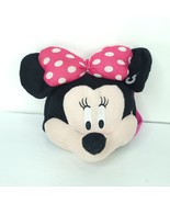 Vintage Disney Minnie Mouse Plush Head Small Purse Shoulder Bag Rare 8 x 8 - $25.73