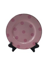 Rosanna Pink Pastel Polka Dot Gold Trim Replacement Salad Dessert Plate  - £7.75 GBP