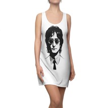 Women&#39;s Cut &amp; Sew Racerback Dress (AOP) - Printed with Black and White Portrait  - £28.44 GBP+
