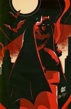 Alex Ogle SIGNED DC Comics  Art Print ~ Batman The Dark Knight Over Gotham - £28.73 GBP
