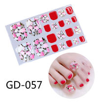GD 057 Full size Nail Wraps Stickers Polish Manicure Art Self Stick Deco... - £3.93 GBP