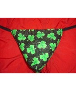 New Mens SHAMROCKS St Patricks Day Irish Gstring Thong Male Lingerie Und... - €17,49 EUR