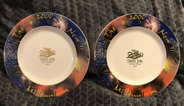 Fireworks Disney Cruise Line Exclusive Syracuse China 2 Plates 12” Chargers USA - £44.65 GBP