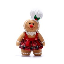Christmas Gingerbread Stuffed Animals, Soft Gingerbread Plush Toys Gingerbread M - £12.63 GBP