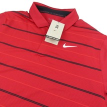 Nike Dri-FIT Tiger Woods Golf Polo Shirt Mens Size Large Gym Red NEW DR5... - $64.95