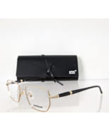 New Authentic Mont Blanc Eyeglasses MB 0347 004 54mm MB Gold Frame - $3,613.75 MXN
