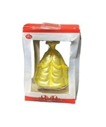 VTG Disney Princess Holiday Ornaments Blown Glass Bell’s Yellow Ball Gow... - $38.48 CAD