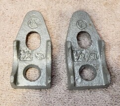 Rigid Conduit Clamp Backs You Choose How Many 1/2&quot;  Malleable Iron Space... - $4.89+