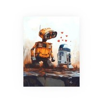 Robot Love Poster, Wall Art, Home Decor, Unique Gift, Geeky Art Print - $9.36+