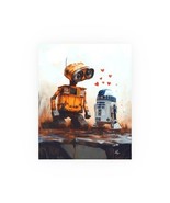 Robot Love Poster, Wall Art, Home Decor, Unique Gift, Geeky Art Print - $9.36+