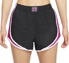 Nike Women’s Black PinkDri-Fit Brief-Lined Running Shorts Size Large NWOT - £12.52 GBP