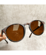 Sungait Matte Tortoise Brown Round Polarized Sunglasses - K166 C2 50-21-143 - €21,35 EUR