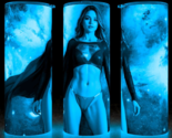 Glow in the Dark Supergirl Sexy Comic Book Girl Galaxy Cup  Mug Tumbler ... - $22.72
