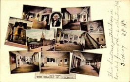 Udb POSTCARD-&quot;THE Cradle Of Liberty&quot; Montauge (10 Views), Philadelphia,Pa BK34 - £3.95 GBP