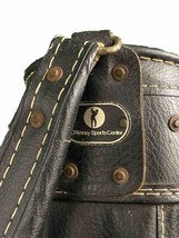 JC Penney Golf Sunday Bag Single Strap 3-Way Zippers Work Good Vintage Piece - £69.17 GBP
